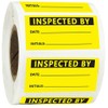 Inspected by Stickers,Quality Control Inventory Labels for Company,2X1 Inch,500 Pcs