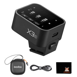 GodoxX3 touch screen wireless flash guide TLL auto metering high-speed sync built-in lithium battery flash studio light wireless trigger support fast charging X nono (godox Xpro/XProII/X2T upgrade)