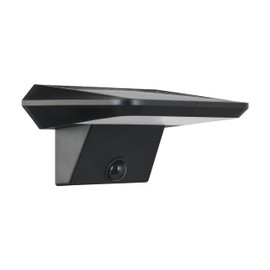 EGLO LED Wandlampe außen Porrassa, Outdoor Solarlampe mit Bewegungsmelder und Dämmerungssensor, Außenlampe solar aus schwarzem Kunststoff, IP44