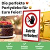 DankeDir! Zutritt verboten - Plastic Sign 30 x 20 cm