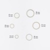 Wedo 2623016 Key Rings Metal Rings Diameter Shiny Nickel-Plated Pack