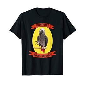 Birdie Brigade African Grey Parrot T-Shirt
