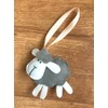 Handmade felt Easter decorations hanging ornaments bunny, chicken, egg (sheep)