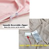 Cozysilk Brand - GANNAFEE Cotton Sleeping Bag Liner with Zipper