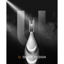 FERYES Cuticle Pusher with Fork, 2-in-1 Cuticle Trimmer Nail Care Tool, Stainless Steel Cuticle Remover Tool for Manicures and Pedicures - Silver