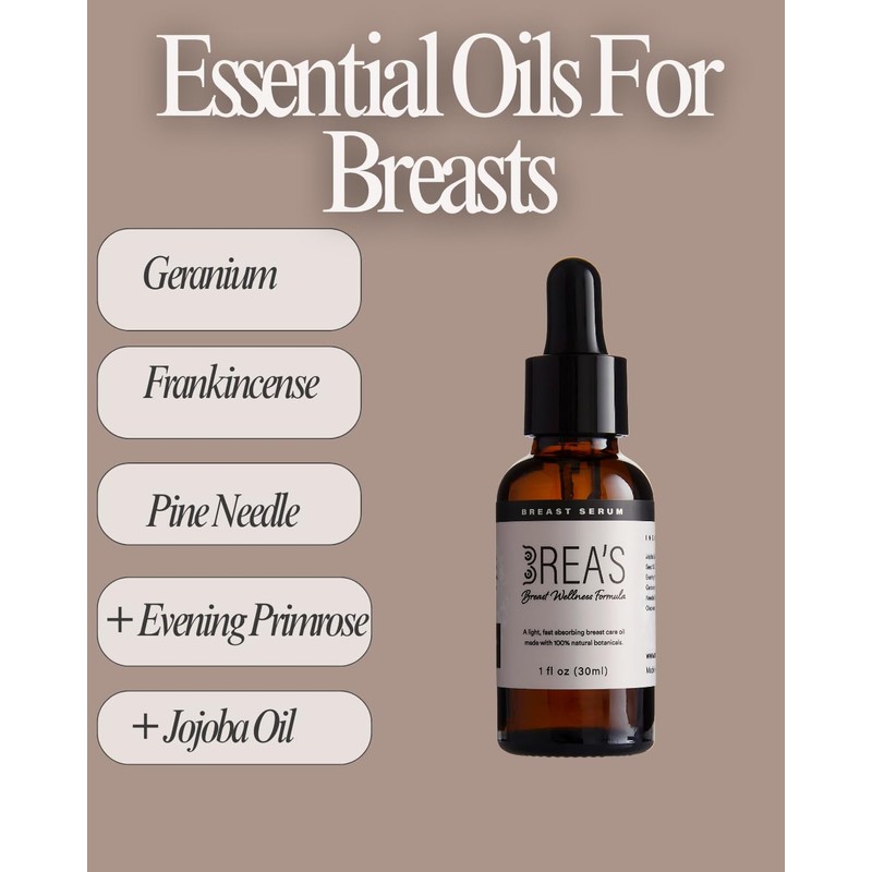 Brea's Breast Wellness Serum – Botanical Essential Oil Blend with