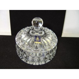 SEEBACHHUTTE BLEIKRISTALL 24% CANDY DISH OR TRINKET BOX WITH LID WITH STICKER