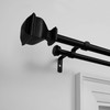 Exclusive Home Curtains Napoleon Double Curtain Rod and Finial Set,
