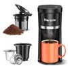 Horavie Small Single Serve Coffee Maker, Fast Brew One Cup