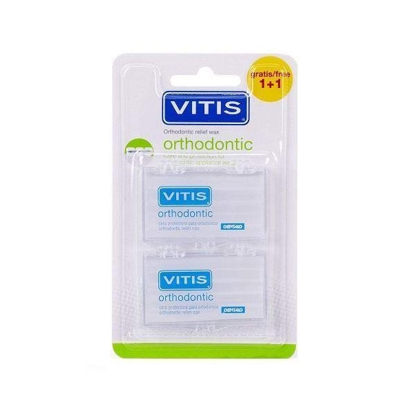Vitis Orthodontic Wax 10 Strips Pack of 6 (6 x 10 Pieces)