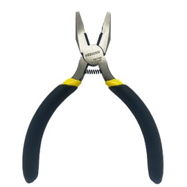 BOOSDEN Mini Lineman's Pliers, 5 Inch Side Cutter Linesman Pliers, Combination Pliers, High Leverage Cutting Pliers for Electrician Work or Jewelry Making