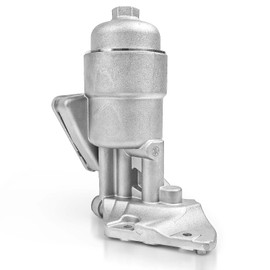 26300-3CAB1 Upgrade Aluminum Oil Filter Complete Assembly Kit Fit for Santa Fe 2013-2019 Azera 2012-2017 For Kia Cadenza 2014-2016 Sedona 2015-2018 Sorento 2012-2018 Replace# 26300-3CAB0, 26320-3CAA0