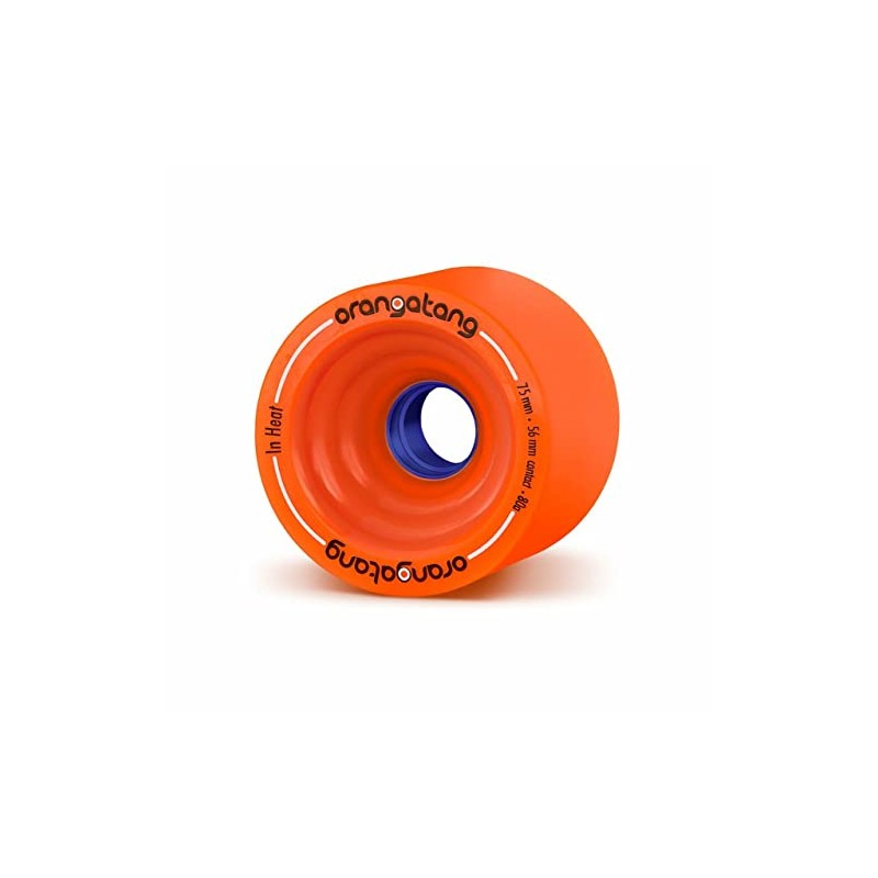 Orangatang In Heat 75mm Wheels (Set of 4) (Orange 80a)