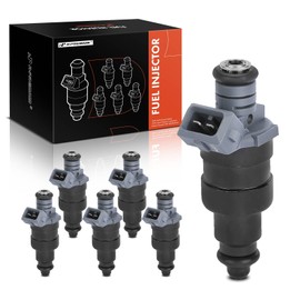 A-Premium - Inyectores de combustible compatibles con Jeep Grand Cherokee 1996-1998, Wrangler 1997-1998, Cherokee 1996-1998, TJ 1997-1998, L6 4.0L, juego de 6, repuesto # RL030778AB