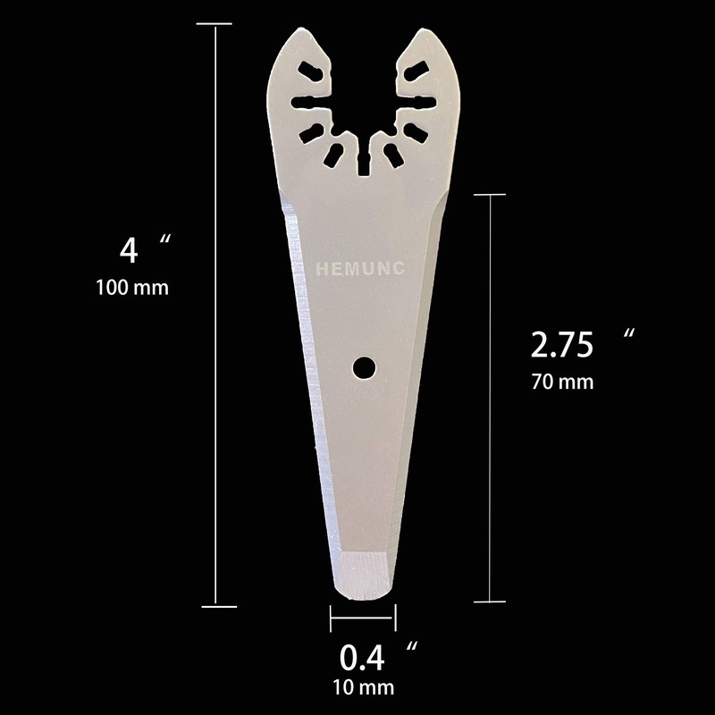 HEMUNC Oscillating Scraper Blades for Caulk Adhesive Sealant Removal for