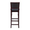 Linon Keira Pad Back Folding Bar Stool