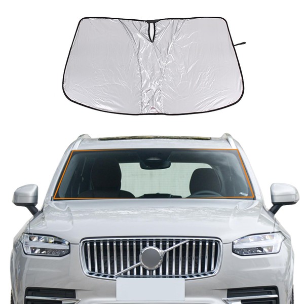 Auto-Sonnenschutz für die Windschutzscheibe, kompatibel mit Volvo XC90 2019–2023, Sonnenschutz
