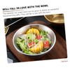 Alipis Stainless Steel Smoothie Dessert Bowl Serving Bowl for Salads