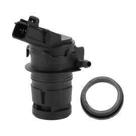 Partuto Windshield Washer Pump No.8533060160 - Car Front Windshield Washer Fluid Pump - for Toyota Tundra 2007-2016 Plastic Black with Grommet - 1 Pcs