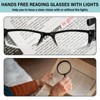 Magnifying Glasses with Light Rechargeable Reading Glasses with Lights Bright