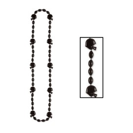 Beistle 50598-BK 1-Pack Football Beads for Parties, 36-Inch
