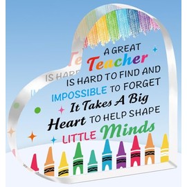 TTOVEN Gifts for Teacher Teacher Gifts for Women Men Thank You Teacher Plaque Gifts