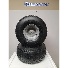 Husqvarna Set of (2) 15X6.00-6 Craftsman YT3000 2 Ply Tires Wheels