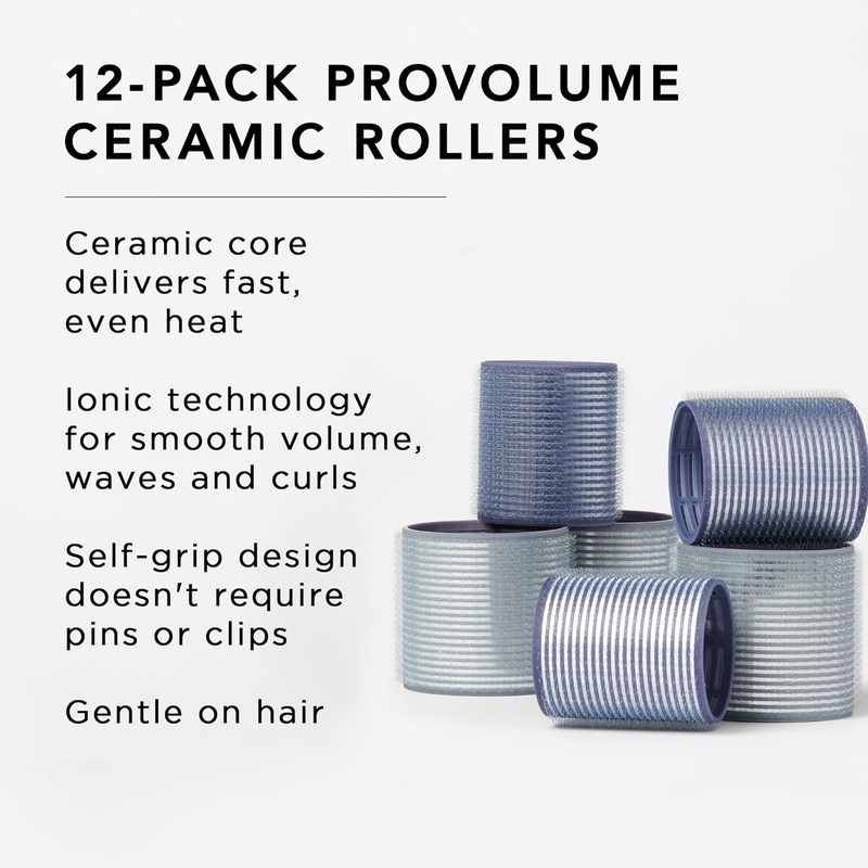 Fromm From ProVolume Self Grip Ceramic Ion Heated Hair Rollers