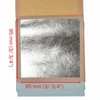 Barnabas Blattgold Silver Leaf - Real Silver [25 Sheets, 3.75