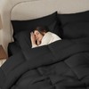 SunStyle Home Black Twin Size Comforter Sets - 5 Pieces