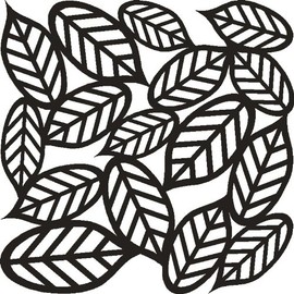 That Special Touch Leaves 6 in x 6 in Mask