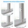 4 Sets Sliding Window Stoppers, Security Window Stops with Pads