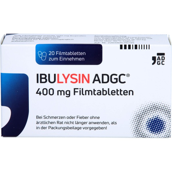 Nicht vorhanden Ibulysin Adgc 400mg Fta, 20 St FTA