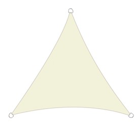 Greenbay awning, sun sail UV protection for balcony / patio / garden / triangle square rectangle, cream