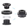 M METERXITY 2 Sets PVC Bulkhead Fitting Thread Bulkhead Water