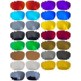 Replacement Lenses for Oakley Racing Jacket Vented | Jawbone Vented Sunglasses/1.5mm polarized/easy to install (dark blue)