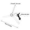 Yipgou 5V USB Ceiling Fan 19.7inch Portable USB Fan Mini