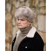 Futrzane Leather Trapper Hat - Russian Hats with Ear Flaps
