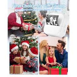 Phomemo Sticker Printer - Mini Thermal Printer, M02X Wireless Bluetooth Thermal Mobile Printer, Portable Learning Printer for Learning, Note, Photo and DIY Enthusiasts