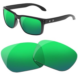 HiCycle2 Polarized Replacement Lenses for Oakley Holbrook XL Sunglasses-Multi Options,with Lens Cloth (Green)
