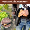 bremermann Telescopic Barbecue Forks Set of 2 Including Bag Stainless