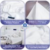 BLUZIMAN® - Fitted Sheet 135 x 200 400 Thread Count,