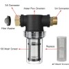 LimCryspp Garden Hose Pressure Cleaning Machine Inlet Filter, Sediment Filter,