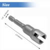 Eyech 6pcs Power Wing Nut Driver Set, Hurricane Wingnut Drivers