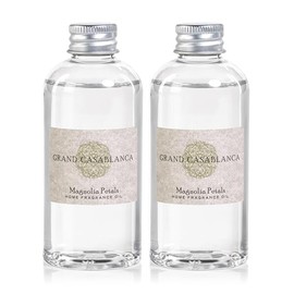 Zodax Grand Casablanca Porcelain Oil Diffuser Refills - 3.38 Oz/2 Count - Magnolia Petals