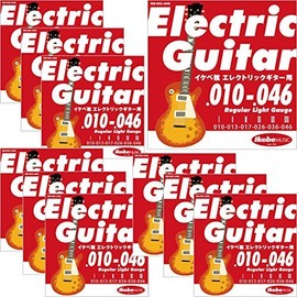 Ikebe Original Electric Guitar Strings "Ikebe Strings for Electric Guitars 010-046" [Regular Light Gauge / IKB-EGS-1046] x 10 Sets