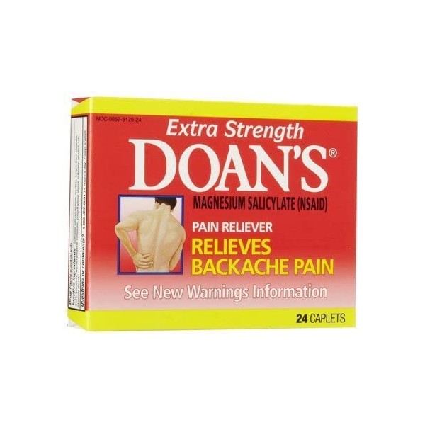Doans Extra Strength Pain Reliever for Back Pain-24 ct. (Quantity of 4) by Unknown