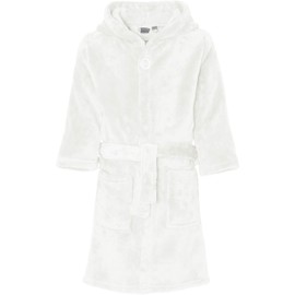 Playshoes Fleece Bathrobe, Unisex Children's Dressing Gown, natural
