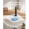 Dreo Tower Fan for Bedroom, 25ft/s Velocity Quiet Floor Fan,