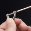 TISUR Key Ring Titanium D-Ring Key Car Motorcycle Keychain Cute